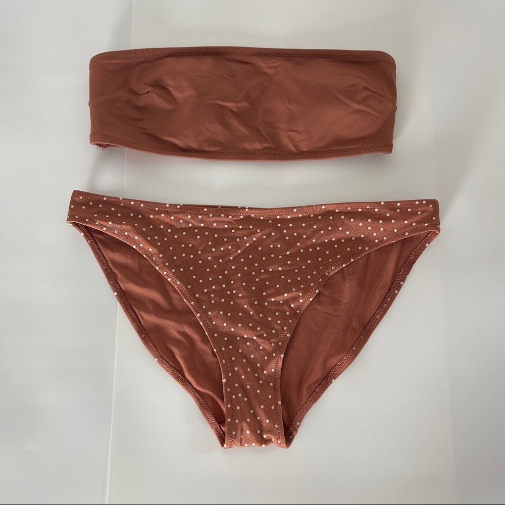 H&M Strapless Bikini, Polka Dot Size 6